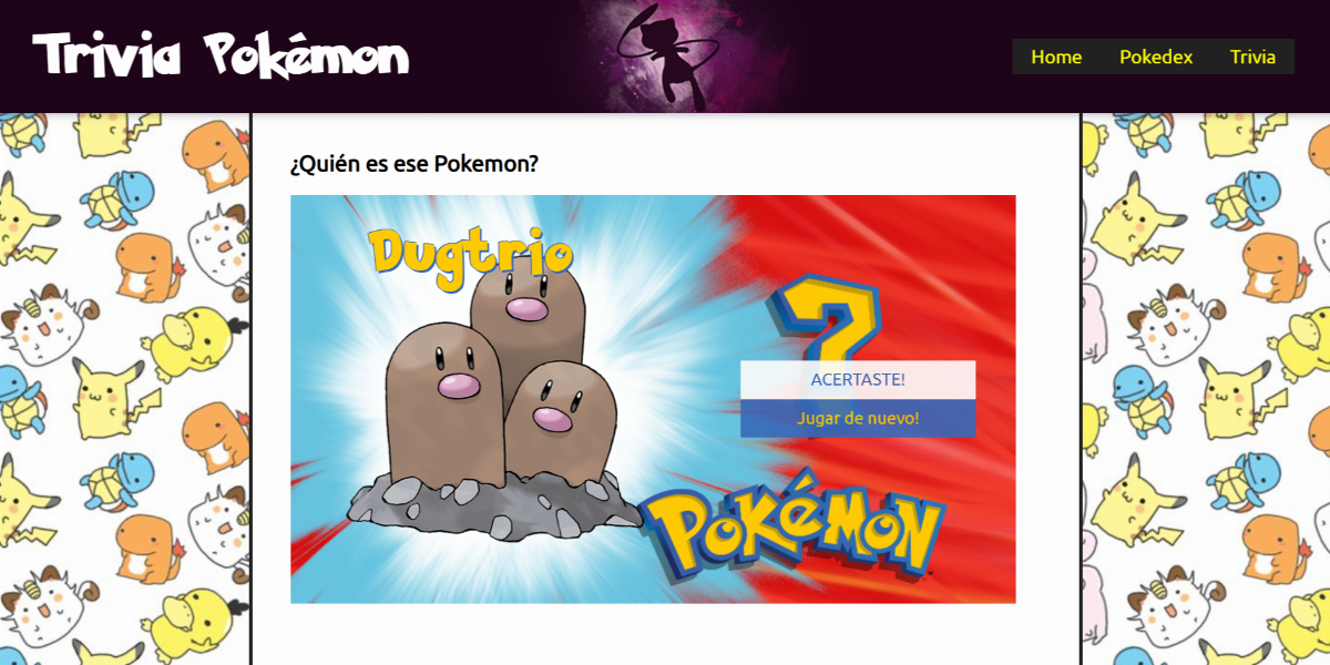 ¿Quién es ese pokemon?
